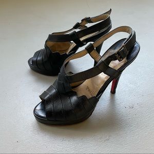 Christian Louboutin sling backs